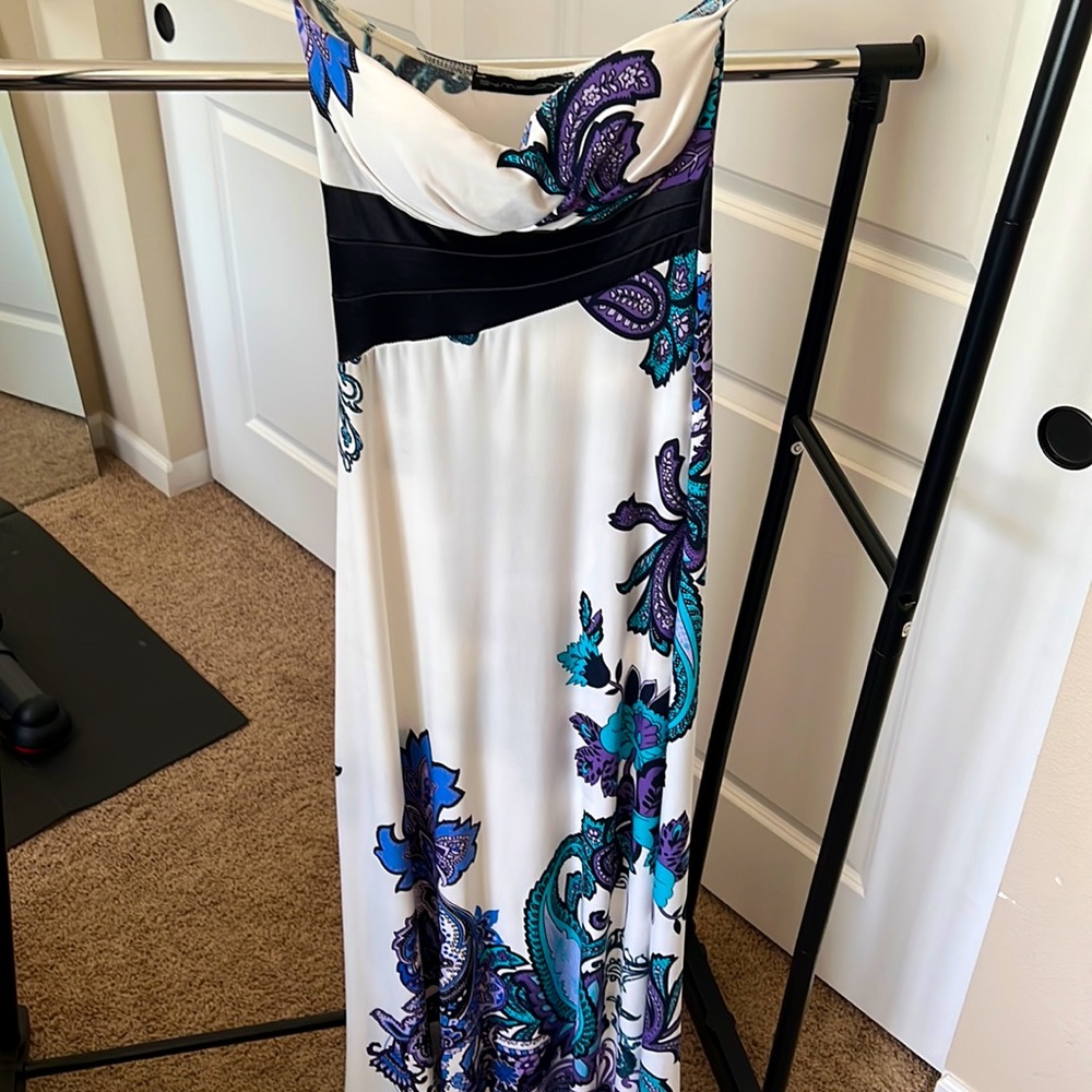 Strapless maxi